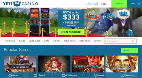 yeti casino free spins no deposit